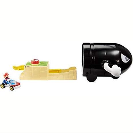 Hot Wheels Mario Kart Playset Lanciatore Pallottolo Bill, Giocattolo per Bambini 5+ Anni, GKY54 - 2