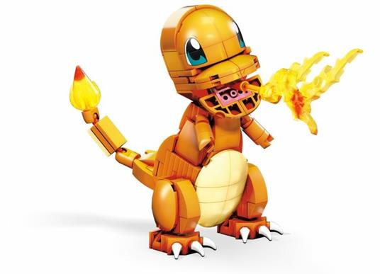Mega Construx Pokémon Personaggio Charmander Assemblabile Giocattolo per Bambini 1+ Anni, GKY96 - 3