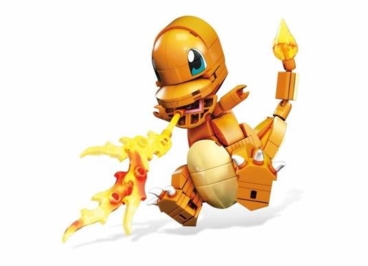 Mega Construx Pokémon Personaggio Charmander Assemblabile Giocattolo per Bambini 1+ Anni, GKY96 - 4