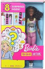 Barbie- Carriere a Sorpresa Bambola e 2 Outift Geologa e Toelettatrice Giocattolo per Bambini 3+ Anni GLH63