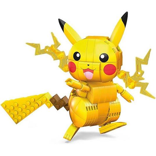 Mega Construx Pokemon Pikachu da Costruire, 10 cm Giocattolo per Bambini 6+Anni, GMD31 - 4