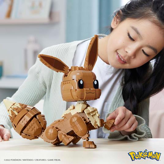 Mega Construx. Pokemon Pikachu Gigante da 845 mattoncini, giocattolo da costruire per bambini 8+anni - 3