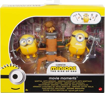 Minions 2 Rise of Gru Movie Moments Arti Marziali Figuers Playset Mattel