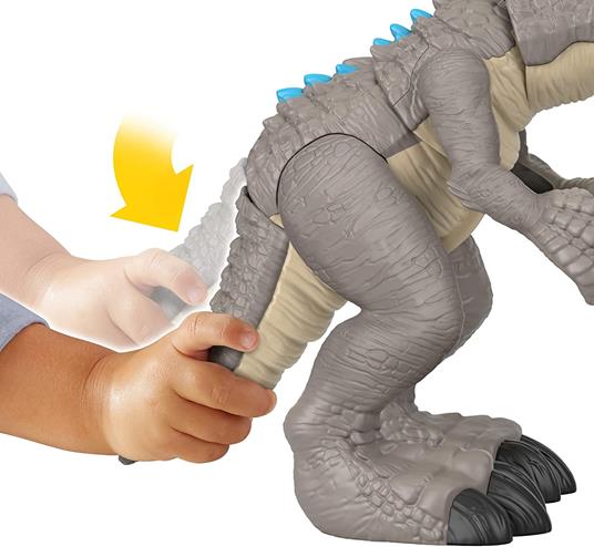 Imaginext - Jurassic World Dinosauro Ferocissimo Indominus Rex, per bambini 3+ anni - 6