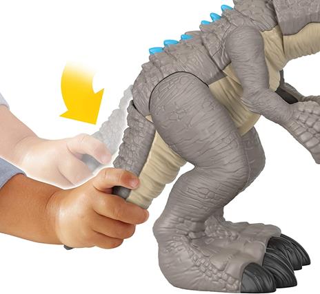 Imaginext - Jurassic World Dinosauro Ferocissimo Indominus Rex, per bambini 3+ anni - 5