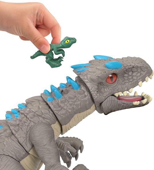Imaginext - Jurassic World Dinosauro Ferocissimo Indominus Rex, per bambini 3+ anni - 7