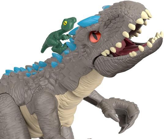 Imaginext - Jurassic World Dinosauro Ferocissimo Indominus Rex, per bambini 3+ anni - 8