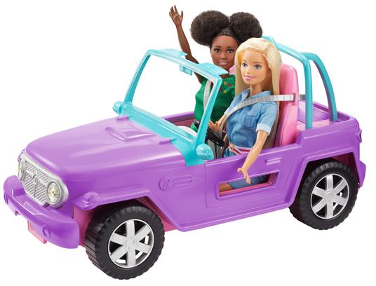 Barbie Veicolo Jeep da Spiaggia Giocattolo per Bambini 3+ Anni. Mattel (GMT46) - 2