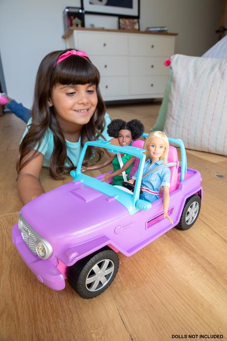 Barbie Veicolo Jeep da Spiaggia Giocattolo per Bambini 3+ Anni. Mattel (GMT46) - 4