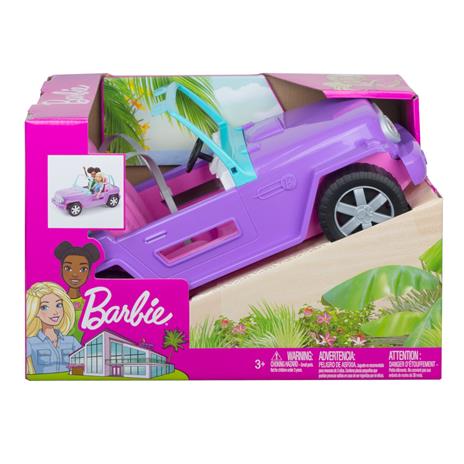 Barbie Veicolo Jeep da Spiaggia Giocattolo per Bambini 3+ Anni. Mattel (GMT46) - 5