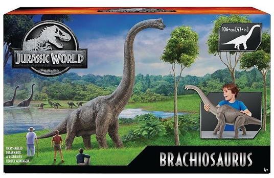 Jurassic World Brachiosauro Dinosauro Alto Oltre 70 cm Giocattolo per  bambini 4+ anni. Mattel (GNC31)