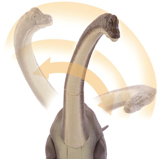 Jurassic World Brachiosauro Dinosauro Alto Oltre 70 cm Giocattolo per bambini 4+ anni. Mattel (GNC31) - 6