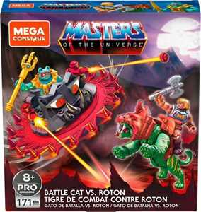 Giocattolo Mega Construx Master of the Universe - Battle-Cat contro Roton di MOTU Mega Bloks
