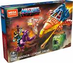 Mega Brands - Construx Masters of The Universe Set da Costruire Avamposto del Terrore, Include 3 Micro Action Figure