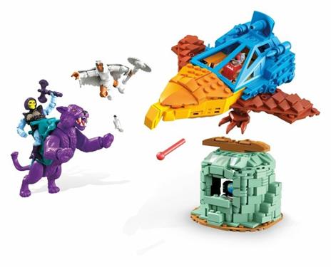 Mega Brands - Construx Masters of The Universe Set da Costruire Avamposto del Terrore, Include 3 Micro Action Figure - 3