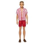 Barbie Ken 60° Anniversario in look da spiaggia rétro con costume da bagno e sandali. Mattel (GRB42)