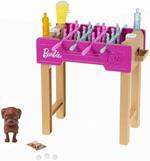 Barbie Foosball Table And Pet Mini Playset