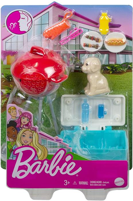 Barbie Bar B Que And Pet Mini Playset - 3
