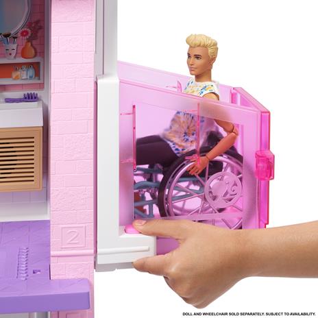 Barbie - ?Casa dei Sogni a 3 piani ed oltre 75 accessori inclusi; per bambini 3+ anni - 5