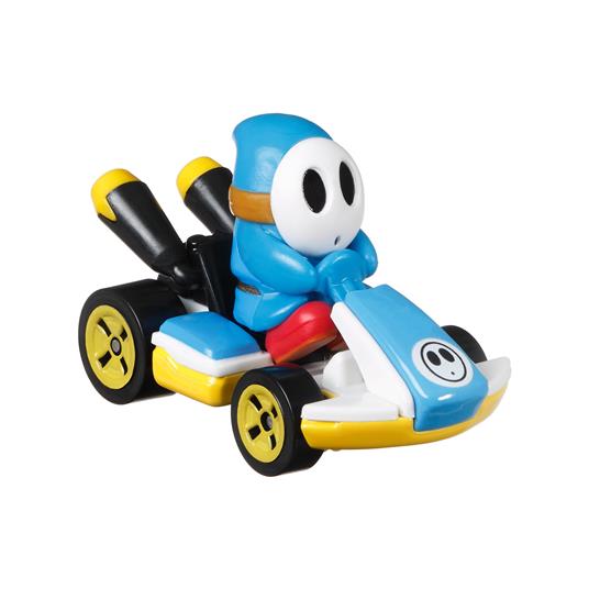 Hot Wheels. Mario Kart Personaggio Shy Gui, veicolo in scala 1:64, per Bambini 3+ Anni - 5