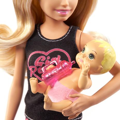 Barbie Skipper Babysitters bambola bionda, bebè e accessori, Giocattolo per bambini da 3+ anni. Mattel (GRP13) - 4