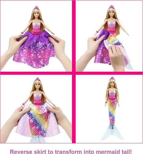 Dreamtopia 2 In 1 Princess To Mermaid Fashion Doll - 3