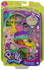 Polly Pocket Cofanetto ?Caffetteria del Porcospino, con 2 Micro Bambole, Animaletti e Accessori