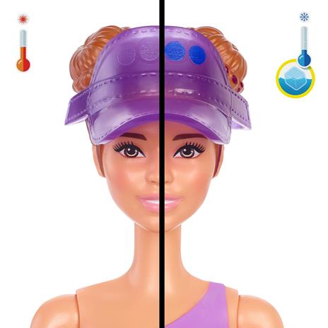 Barbie Color Reveal Serie Beach, bambola cambia colore con 7 sorprese incluse, 3+ Anni. Mattel (GTR95) - 5