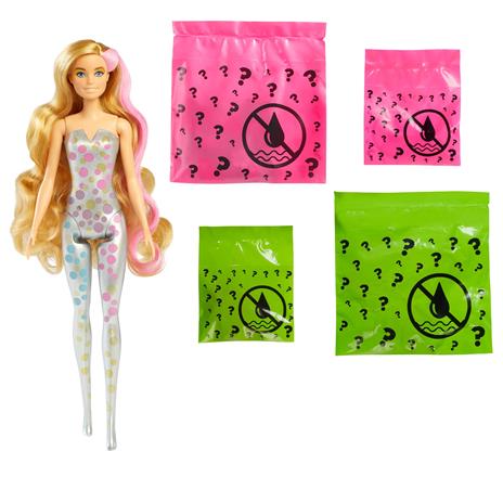 Barbie Color Reveal Serie Party, bambola cambia colore con 7 sorprese incluse, 3+ Anni. Mattel (GTR96) - 5