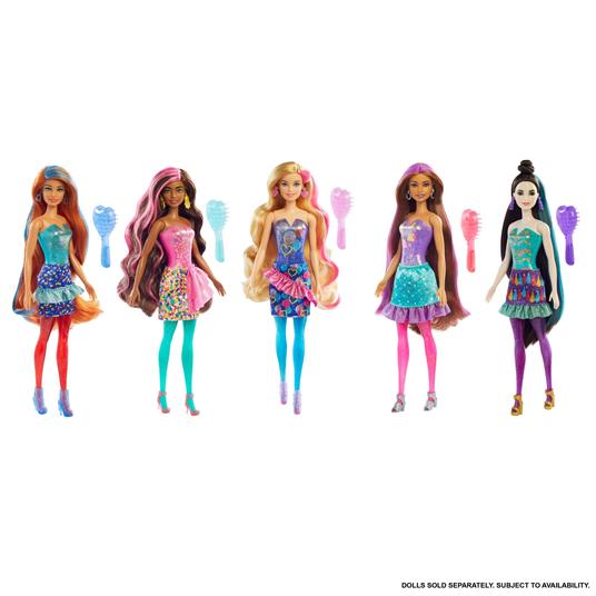 Barbie Color Reveal Serie Party, bambola cambia colore con 7 sorprese incluse, 3+ Anni. Mattel (GTR96) - 9