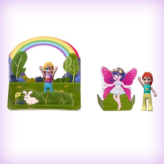 Polly Pocket Box Cinema, Scatola a Forma di Popcorn con Micro Bambole Polly e Lila e Oltre 15 Sorprese - 5