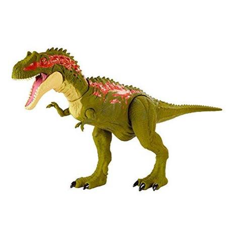 Jurassic World Morso Estremo, Dinosauro Albertosaurus Attivabile,Giocattolo per Bambini 4+Anni,GVG67