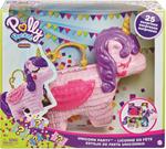 Polly Pocket- Unicorno Magiche Sorprese Playset con Micro Bambole Polly e Lila, Accessori