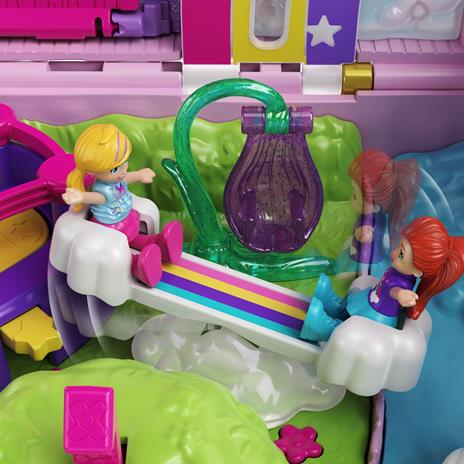 Polly Pocket- Unicorno Magiche Sorprese Playset con Micro Bambole Polly e Lila, Accessori - 6