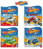 Hot Wheels - Auto Costruzione, Auto carrelli per Costruire modd SDOS, Colore Blu (Mattel GVM28)