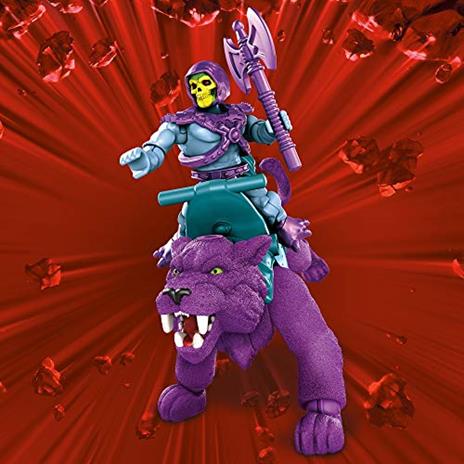 Mega Construx Masters of the Universe Personaggi Skeletor e Panthor, 29 Blocchi da Costruzione, Giocattolo per Bambini 8+Anni,GVY17 - 3