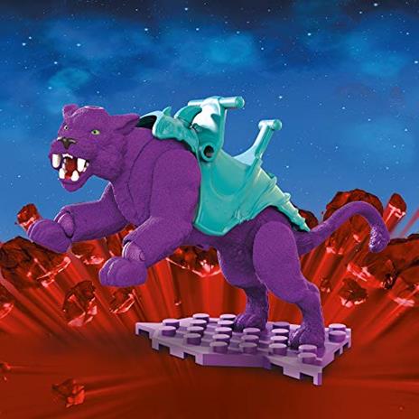 Mega Construx Masters of the Universe Personaggi Skeletor e Panthor, 29 Blocchi da Costruzione, Giocattolo per Bambini 8+Anni,GVY17 - 4