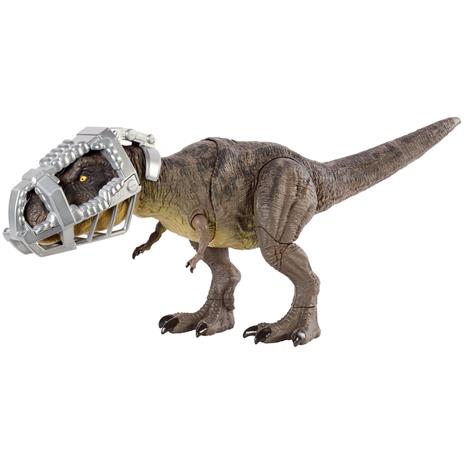 Jurassic World T-Rex Passi Letali, articolazioni mobili e decorazioni realistiche, Dinosauro Giocattolo. Mattel (GWD67)