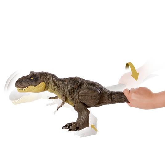 Jurassic World T-Rex Passi Letali, articolazioni mobili e decorazioni realistiche, Dinosauro Giocattolo. Mattel (GWD67) - 6