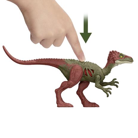 Jurassic World Dominion - Dinosauro danno estremo "Coelurus" - Dinosauro giocattolo articolato da 18 cm - 2