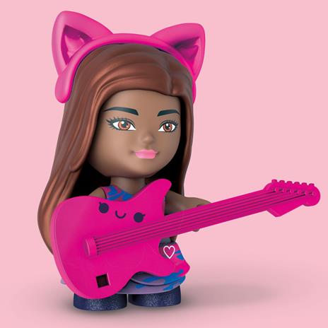 Mega Barbie - Carriera Musicista, Set di Costruzione, Giocattolo per bambini 4+ Anni - 4