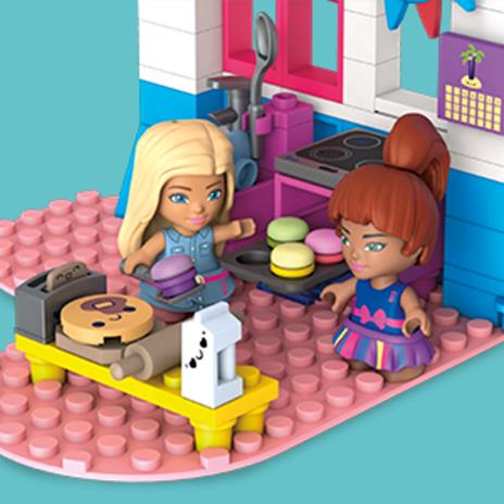 Mega Construx - Barbie Casa di Malibu, Gioco da costruzione con oltre 300 pezzi, 5+ Anni - 4
