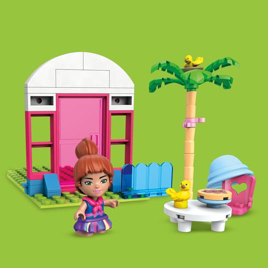 Mega Construx - Barbie Casa di Malibu, Gioco da costruzione con oltre 300 pezzi, 5+ Anni - 6