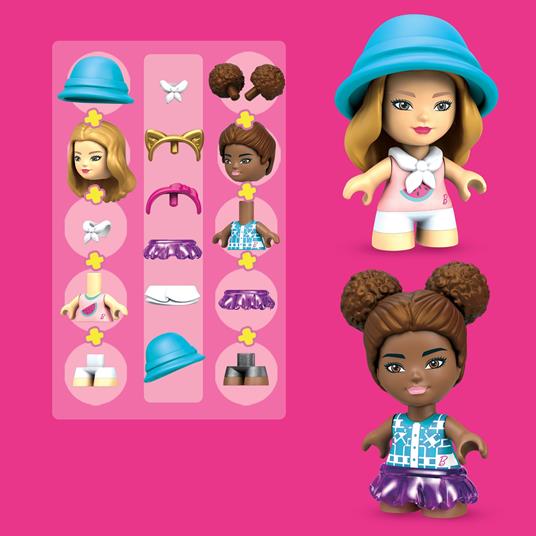 Mega Construx - Barbie Camper dei Sogni, Giocattolo da Costruzione con oltre 120 pezzi, per Bambini 5+ Anni - 6
