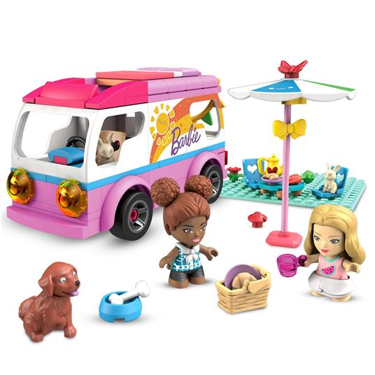 Mega Construx - Barbie Camper dei Sogni, Giocattolo da Costruzione con oltre 120 pezzi, per Bambini 5+ Anni - 3