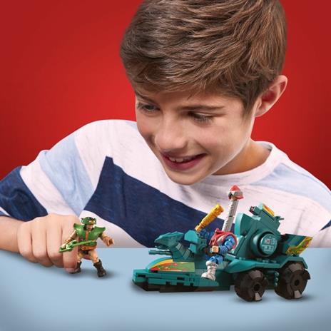 Mega Construx Masters of the Universe Battle Ram con 188 Mattoncini,Giocattolo per Bambini 8+Anni,GWY75 - 5