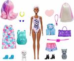Barbie Ultimate Color Reveal Bambola con 25 Sorprese, 2 Cuccioli, 15 Sacchettini con Abiti e Accessori, Modelli Assortiti