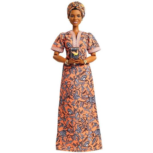 Barbie Inspiring Women Maya Angelou, Bambola da Collezione, Giocattolo per Bambini 6+ Anni. Mattel (GXF46) - 2