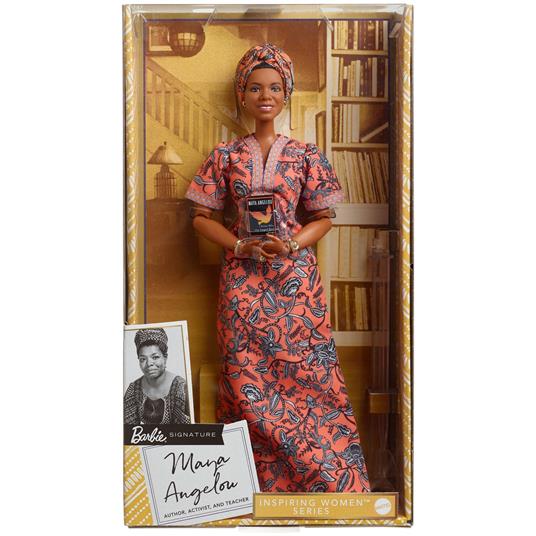 Barbie Inspiring Women Maya Angelou, Bambola da Collezione, Giocattolo per Bambini 6+ Anni. Mattel (GXF46) - 6