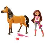 Spirit Lucky e Spirit Insieme all'avventura, con bambola e cavallo da cavalcare. Mattel (GXF95)
